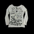 00' Graphic Skull Design Long Sleeve Tee