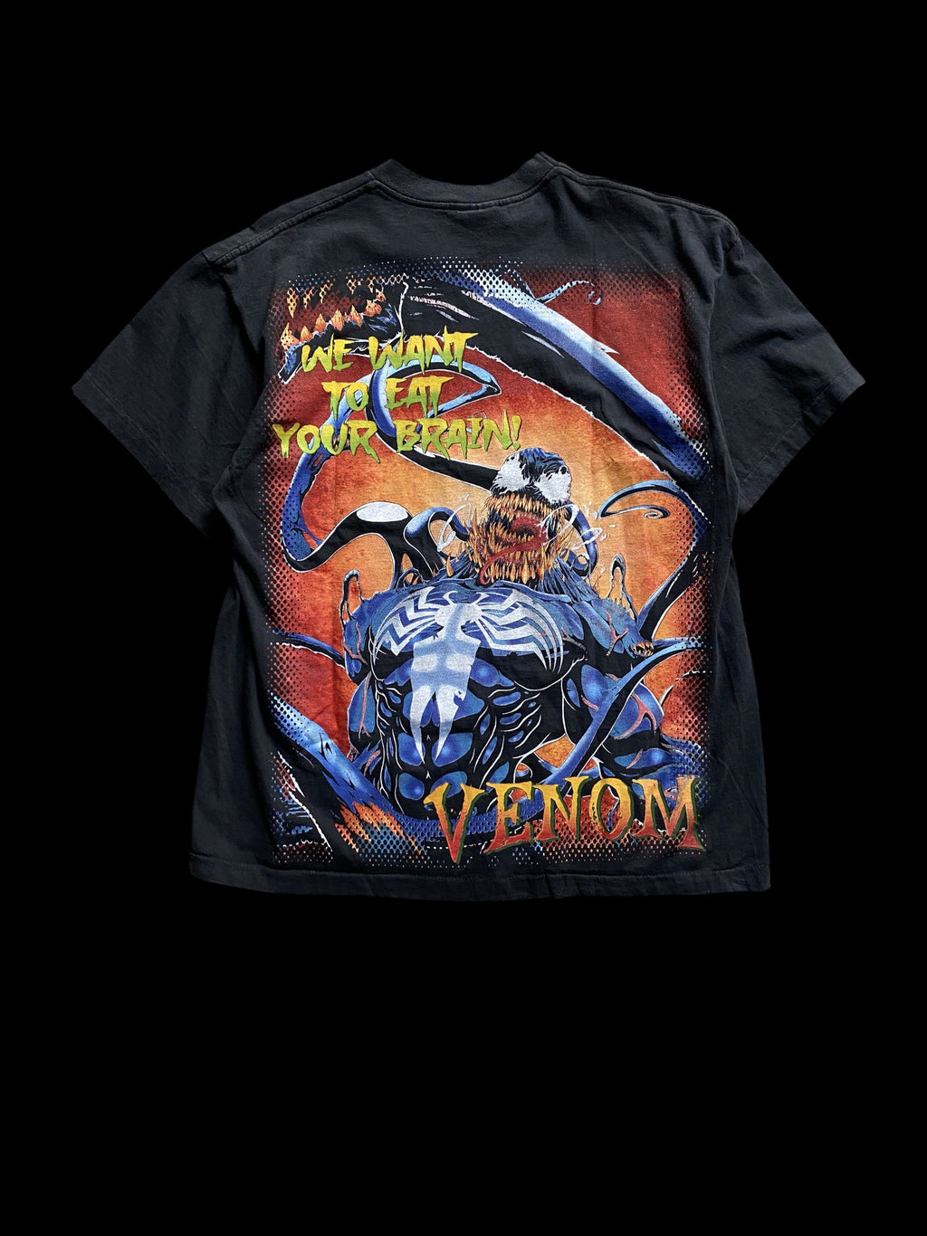 Vintage Reprint Venom Graphic Tee Black