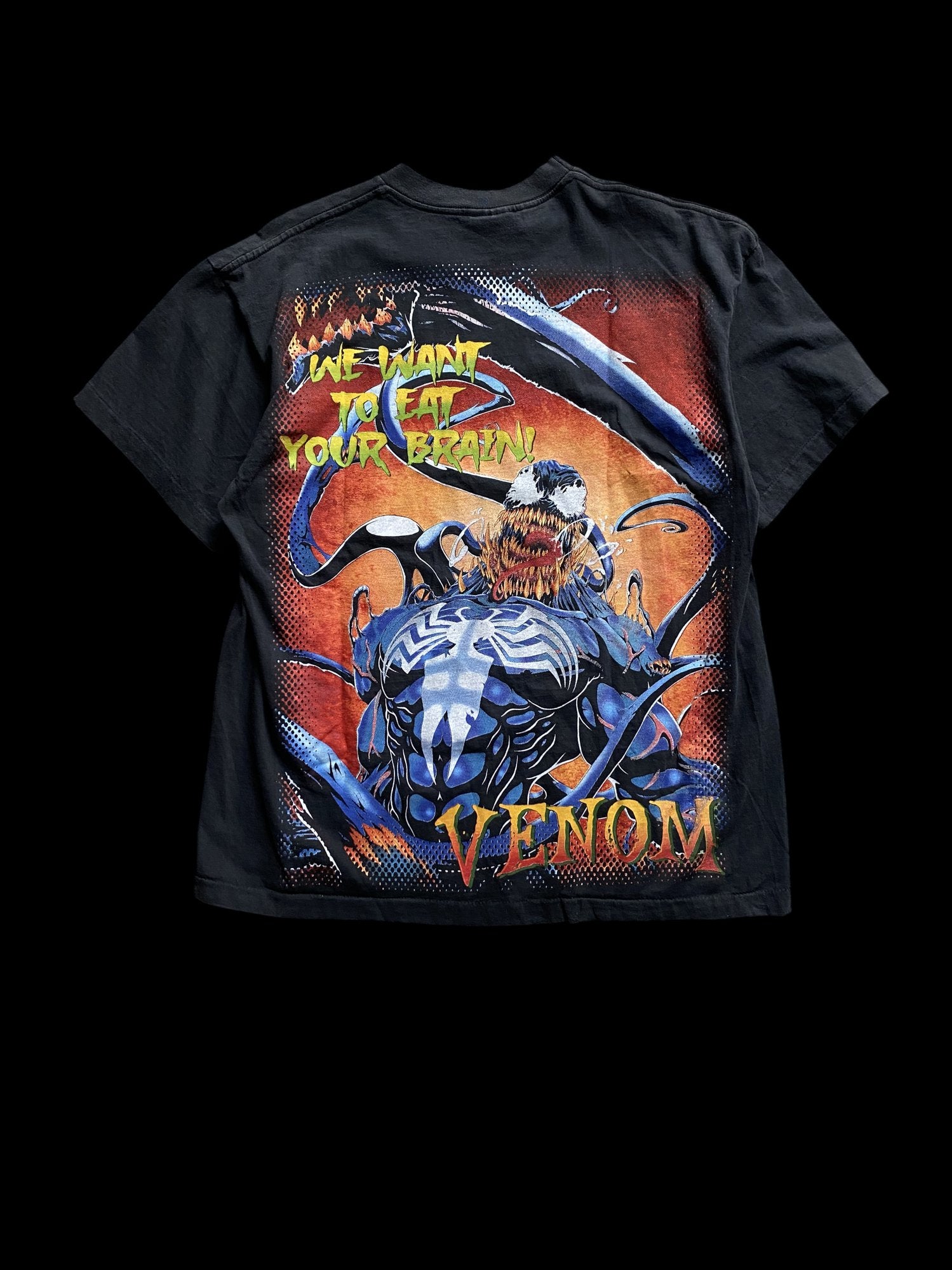 Vintage Reprint Venom Graphic Tee Black