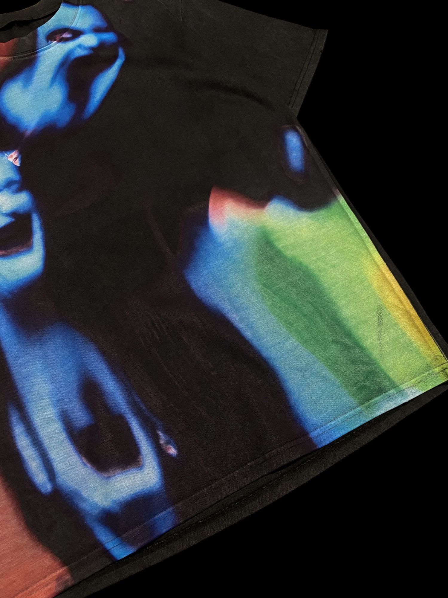 Graphic Art T-shirt Black Multicolor