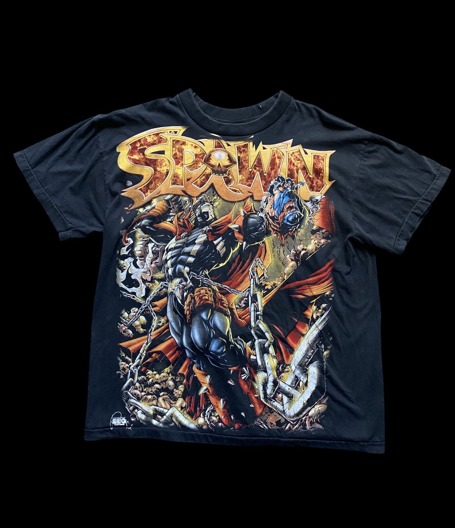 Spawn Comic Graphic T-Shirt Black