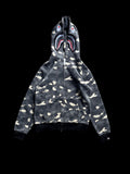 2010' BAPE Hoodie Grey Camo