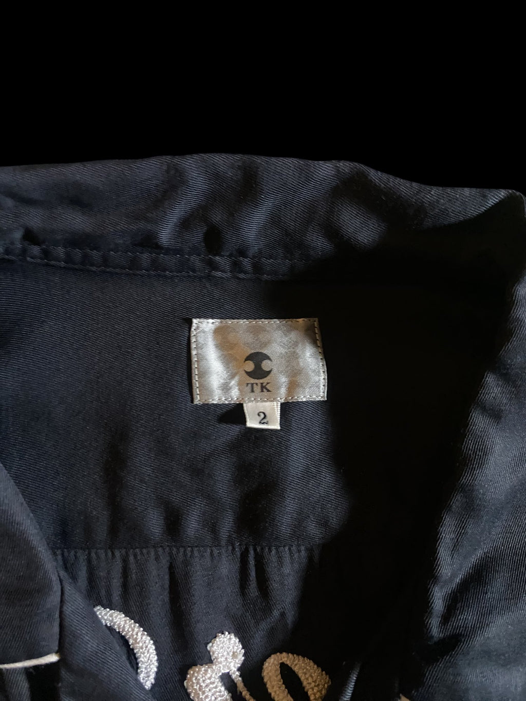 PlaneCrazy Embroidered Short Sleeve Shirt Black