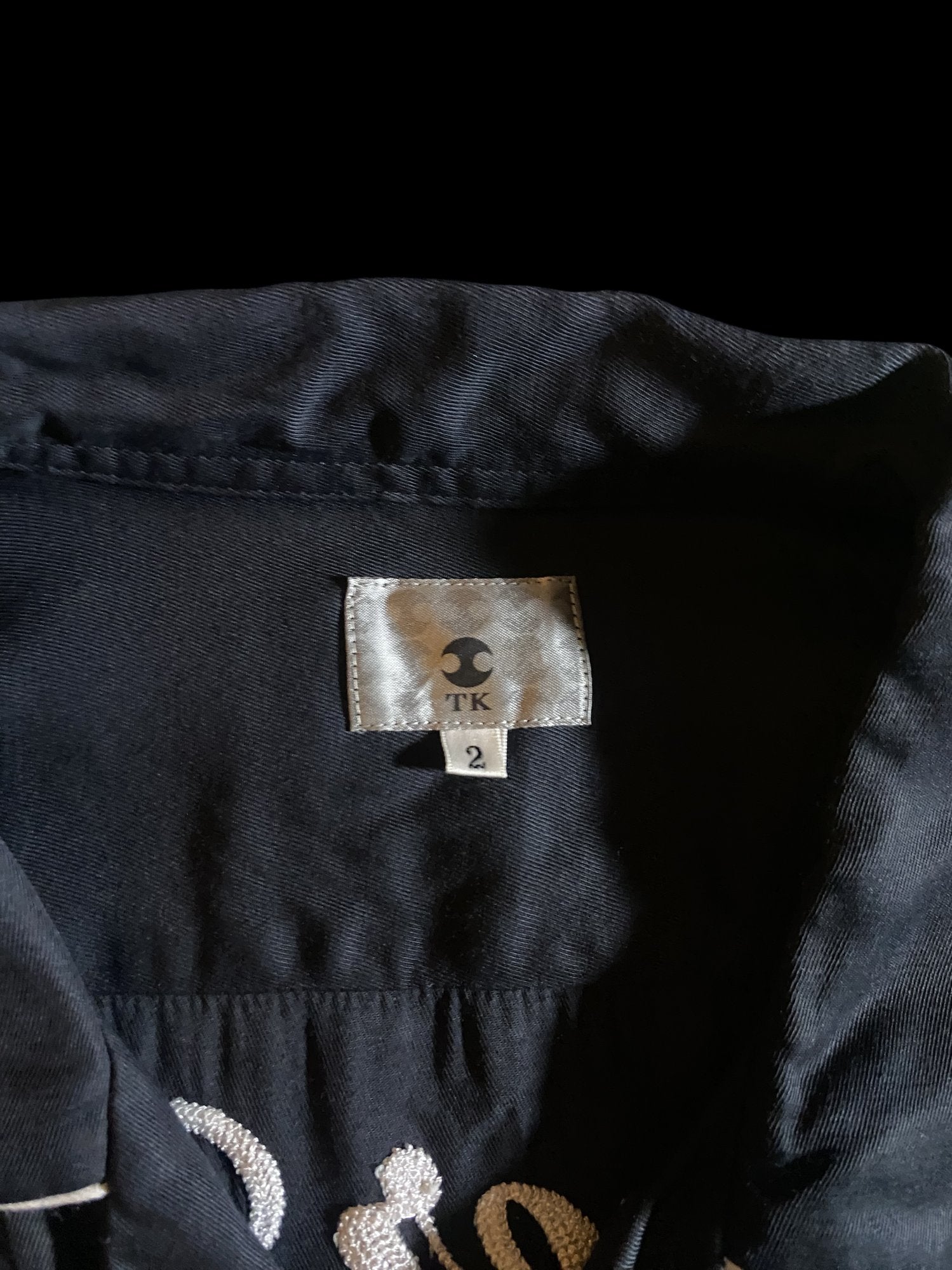 PlaneCrazy Embroidered Short Sleeve Shirt Black