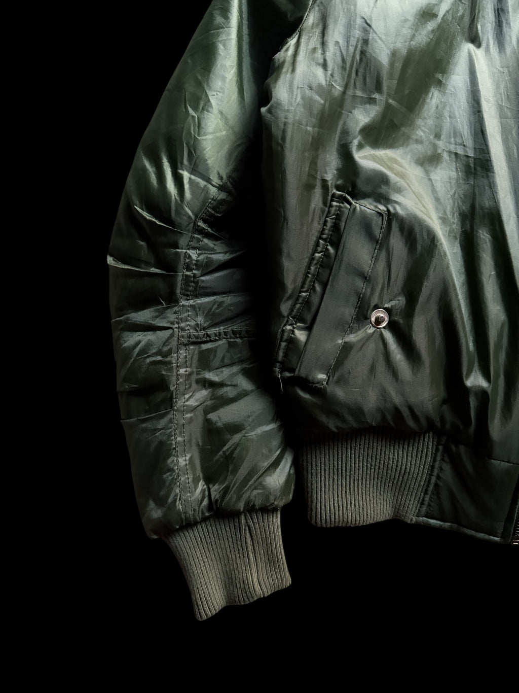 90's MA-1 Bomber Jacket Full-Zip