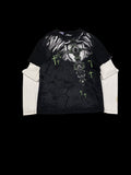 MMA Elite Graphic Long Sleeve T-Shirt Black