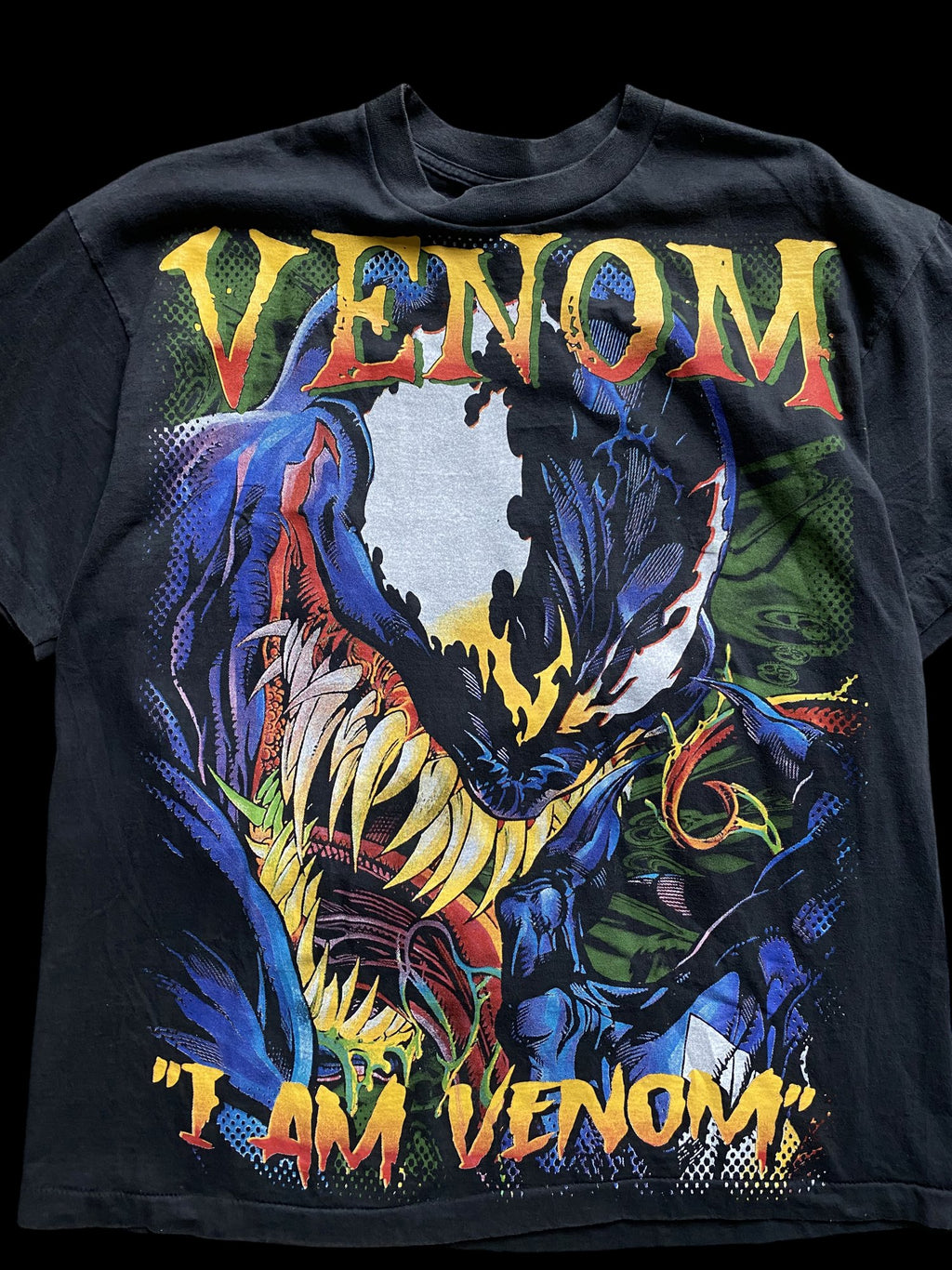 Vintage Reprint Venom Graphic Tee Black