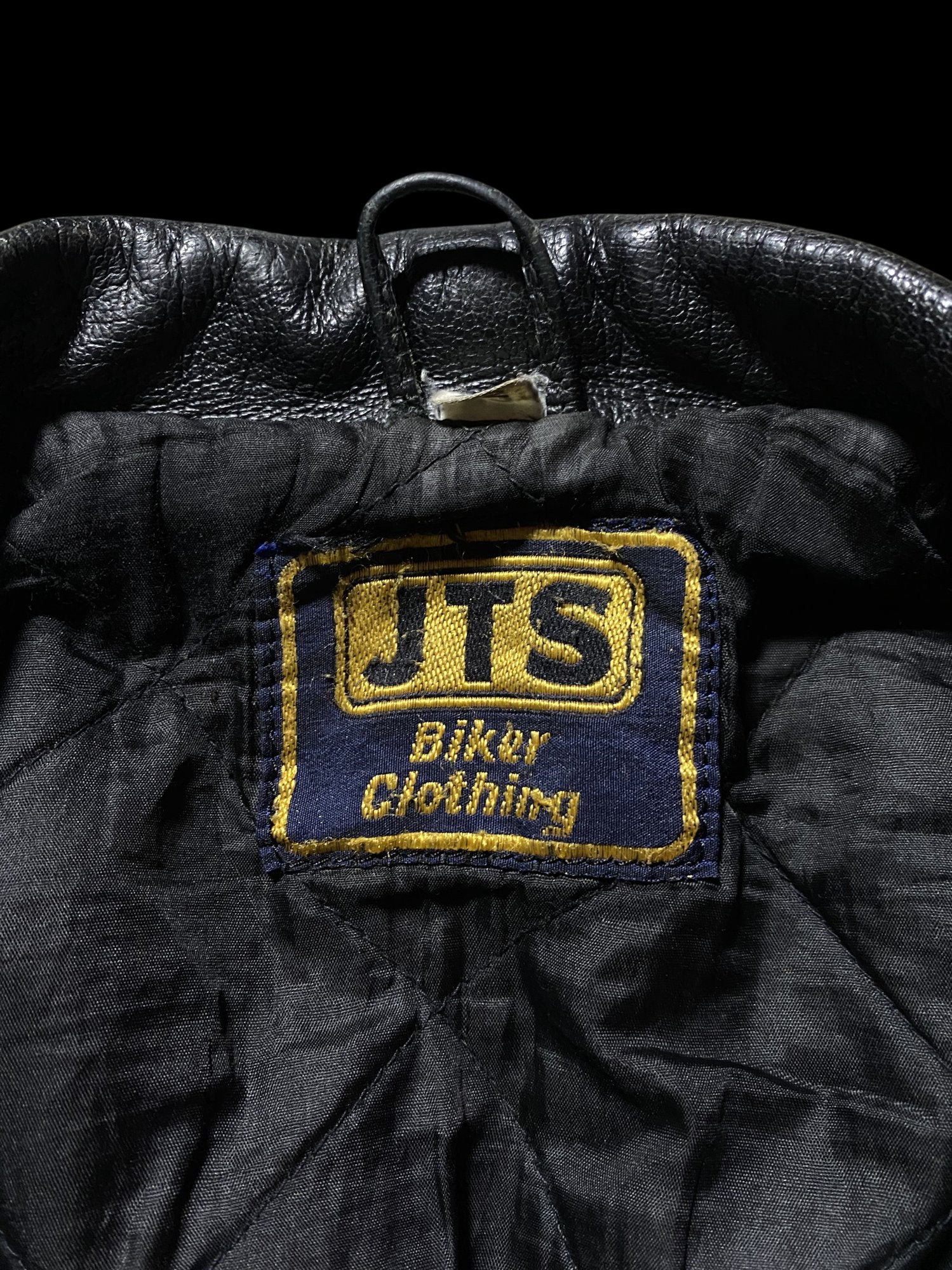 JTS Biker Leather Jacket Black