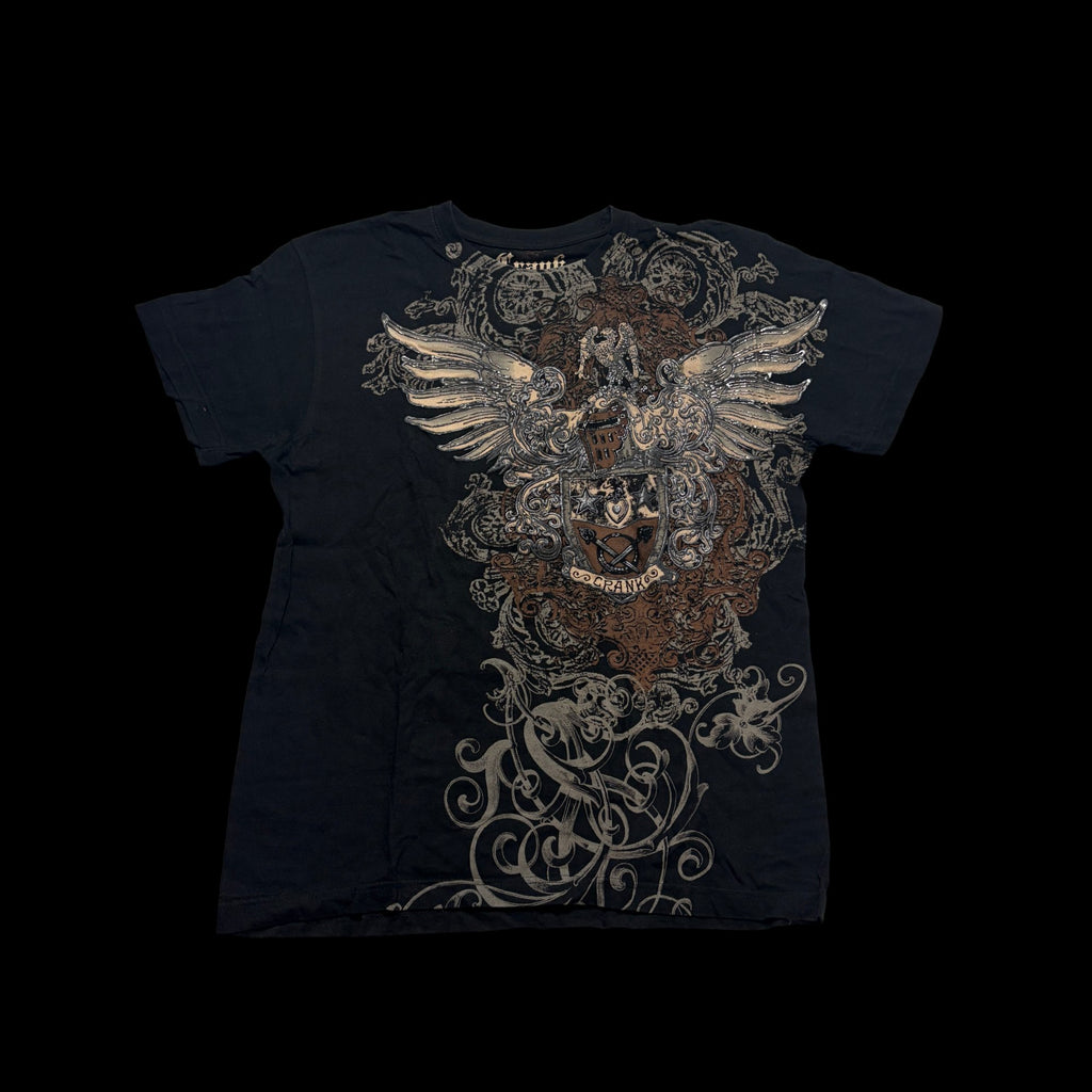 Crank All Over Graphic Short Sleeve T-Shirt Black
