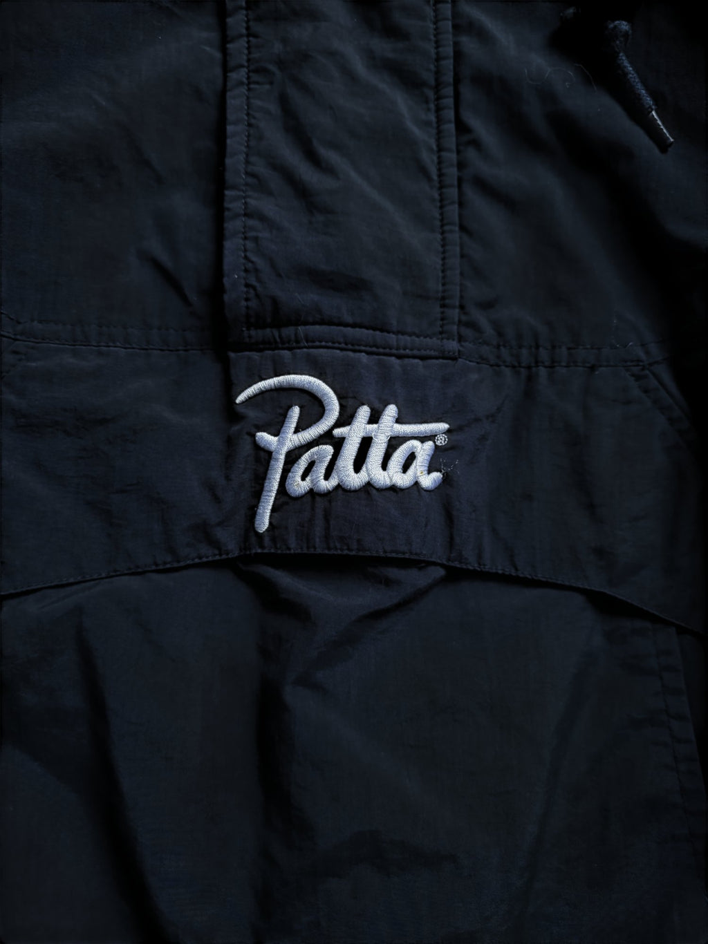 Patta Mitchell & Ness Anorak Jacket Navy Blue