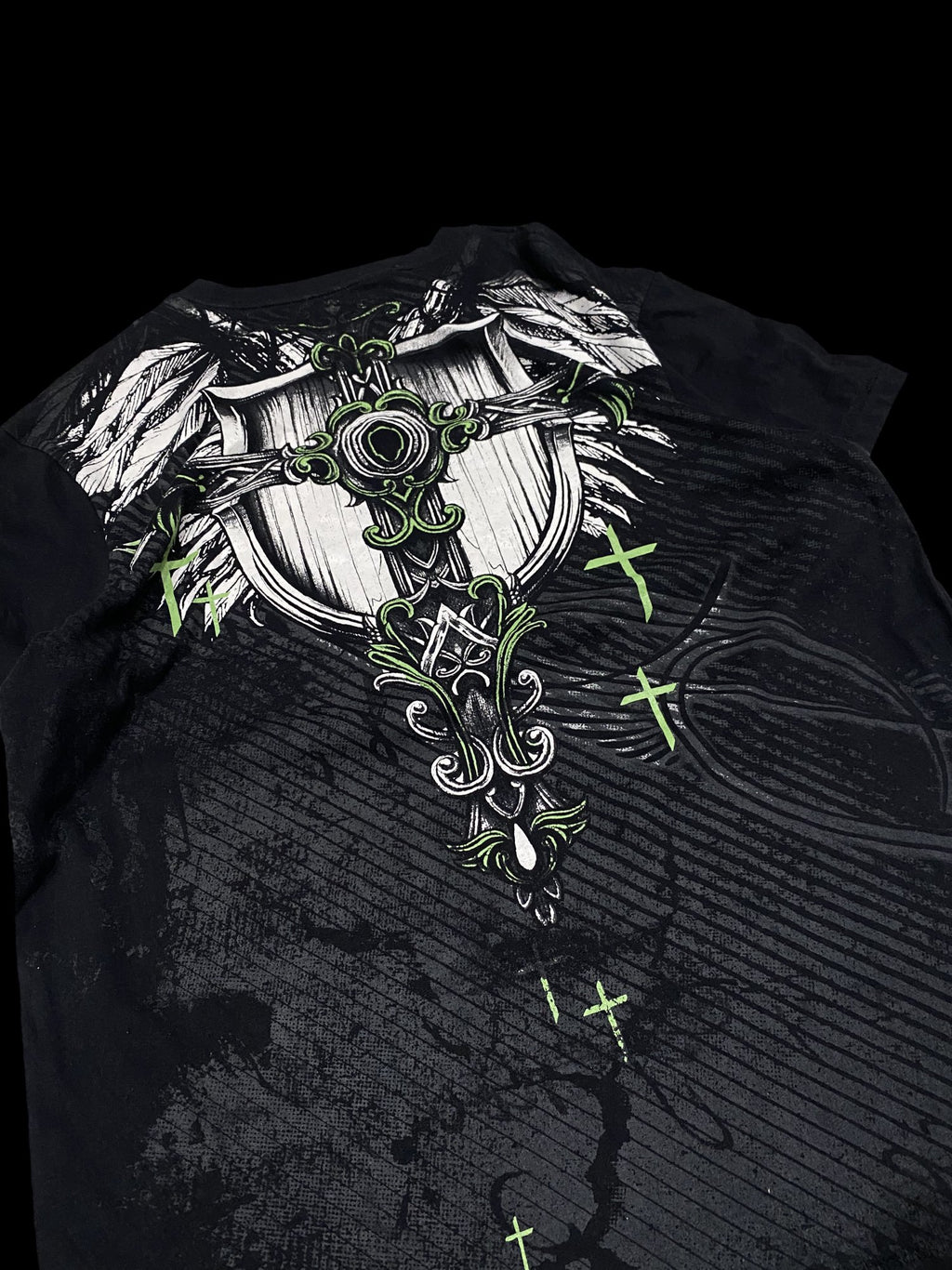 MMA Elite Graphic Long Sleeve T-Shirt Black