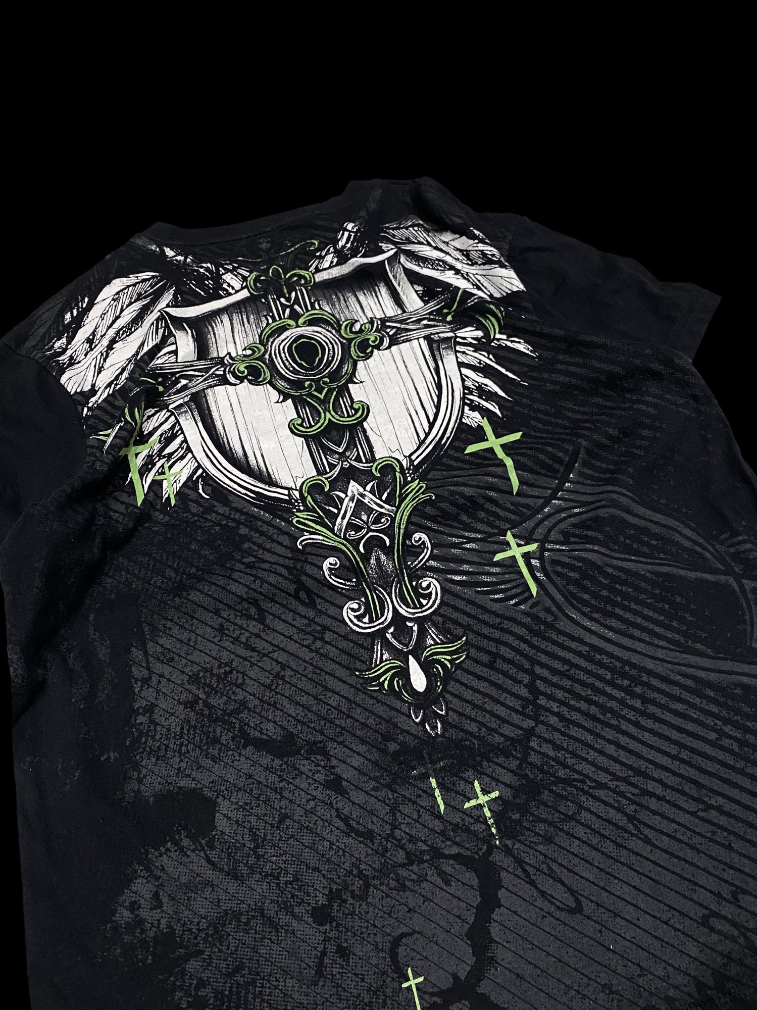 MMA Elite Graphic Long Sleeve T-Shirt Black