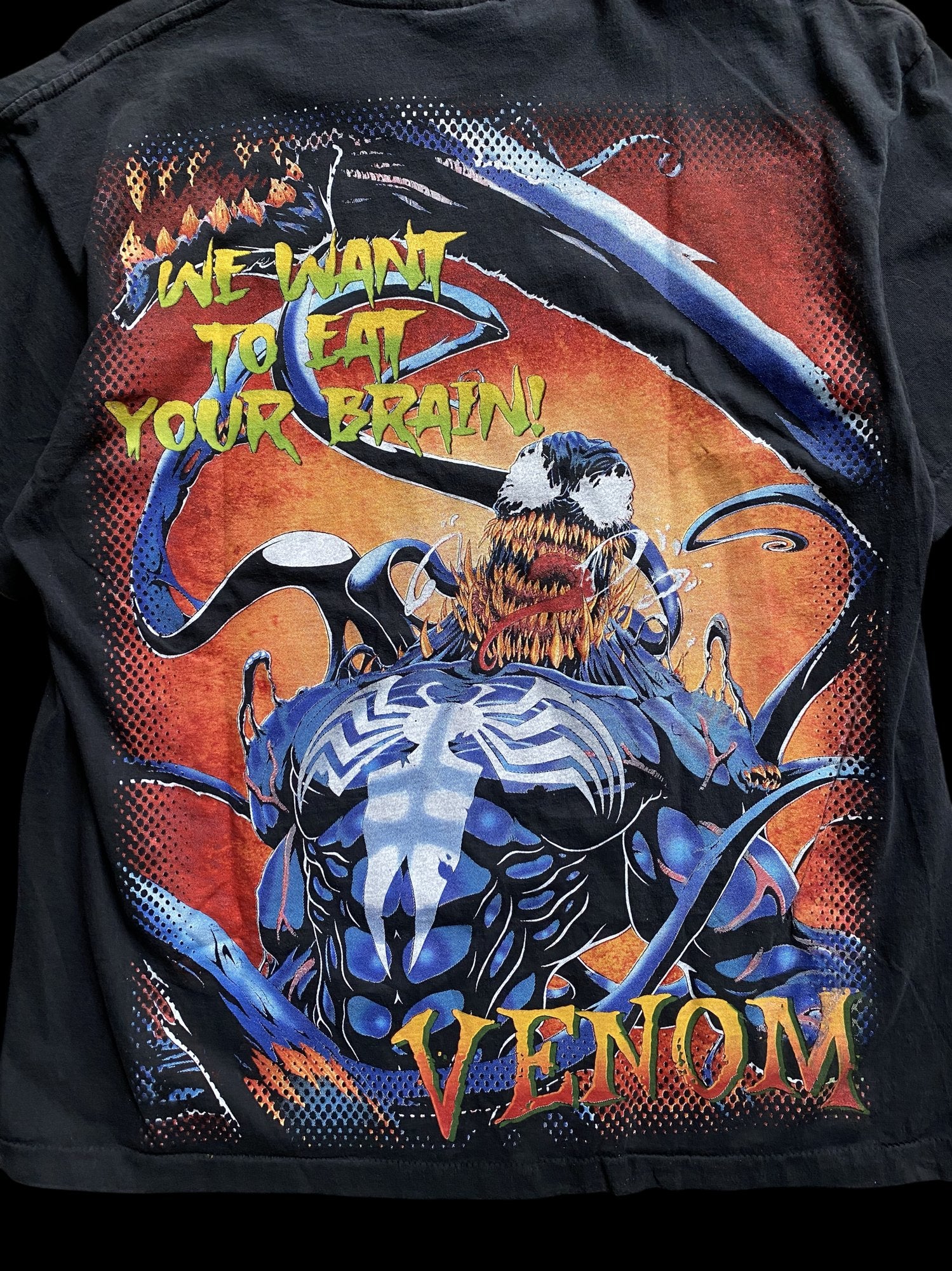 Vintage Reprint Venom Graphic Tee Black