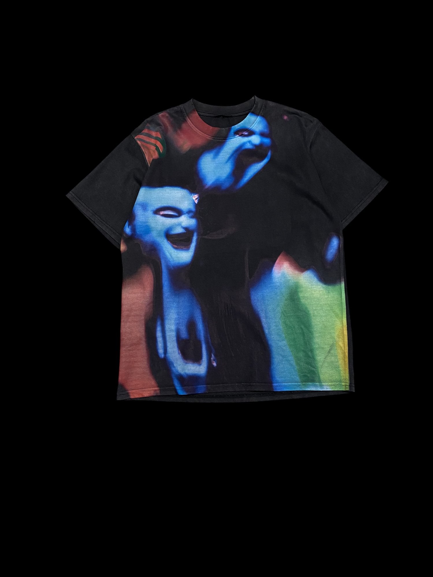 Graphic Art T-shirt Black Multicolor
